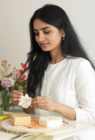 Portrait of artisan Maria Patel