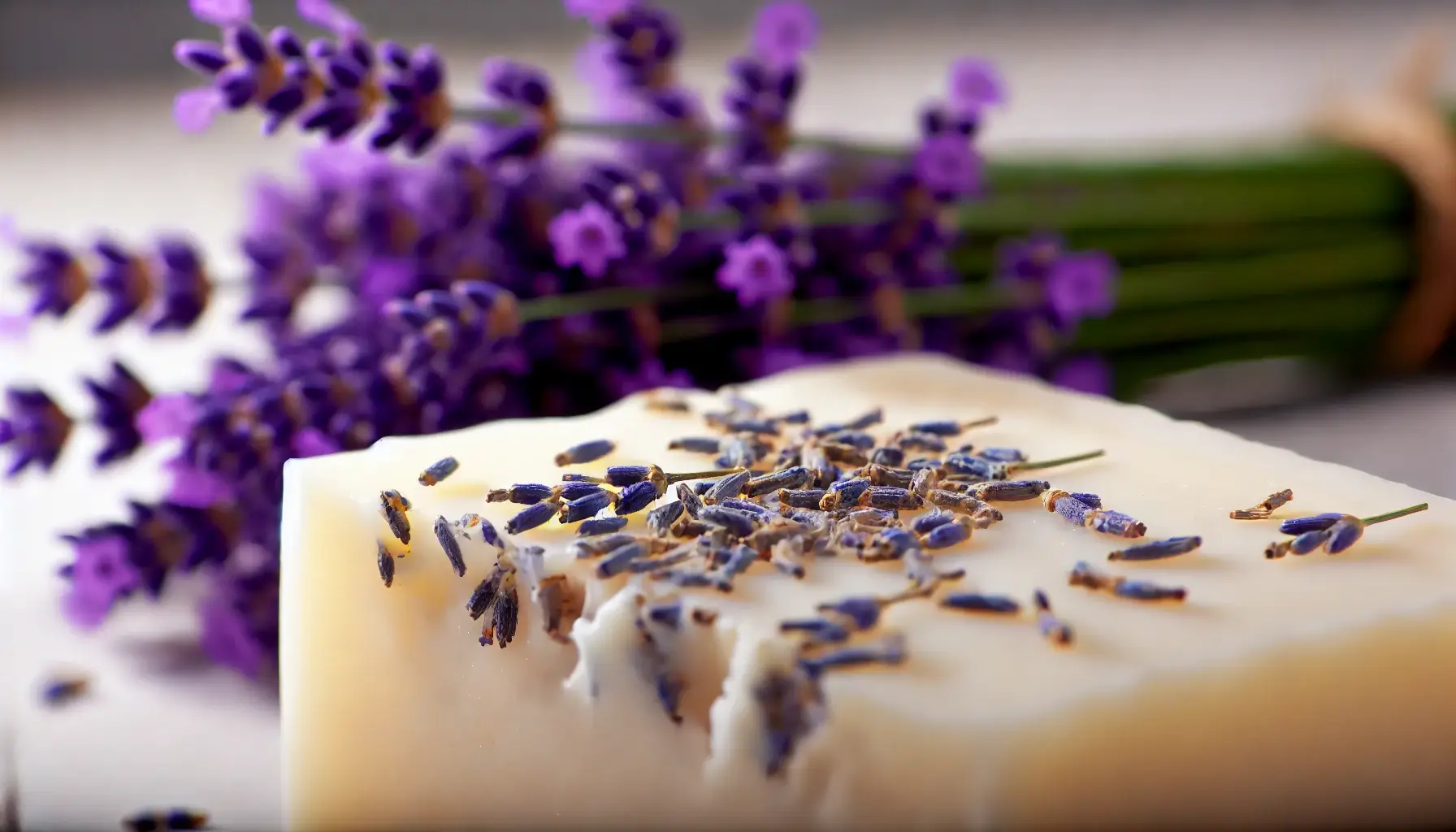 Lavender soap with essential oils