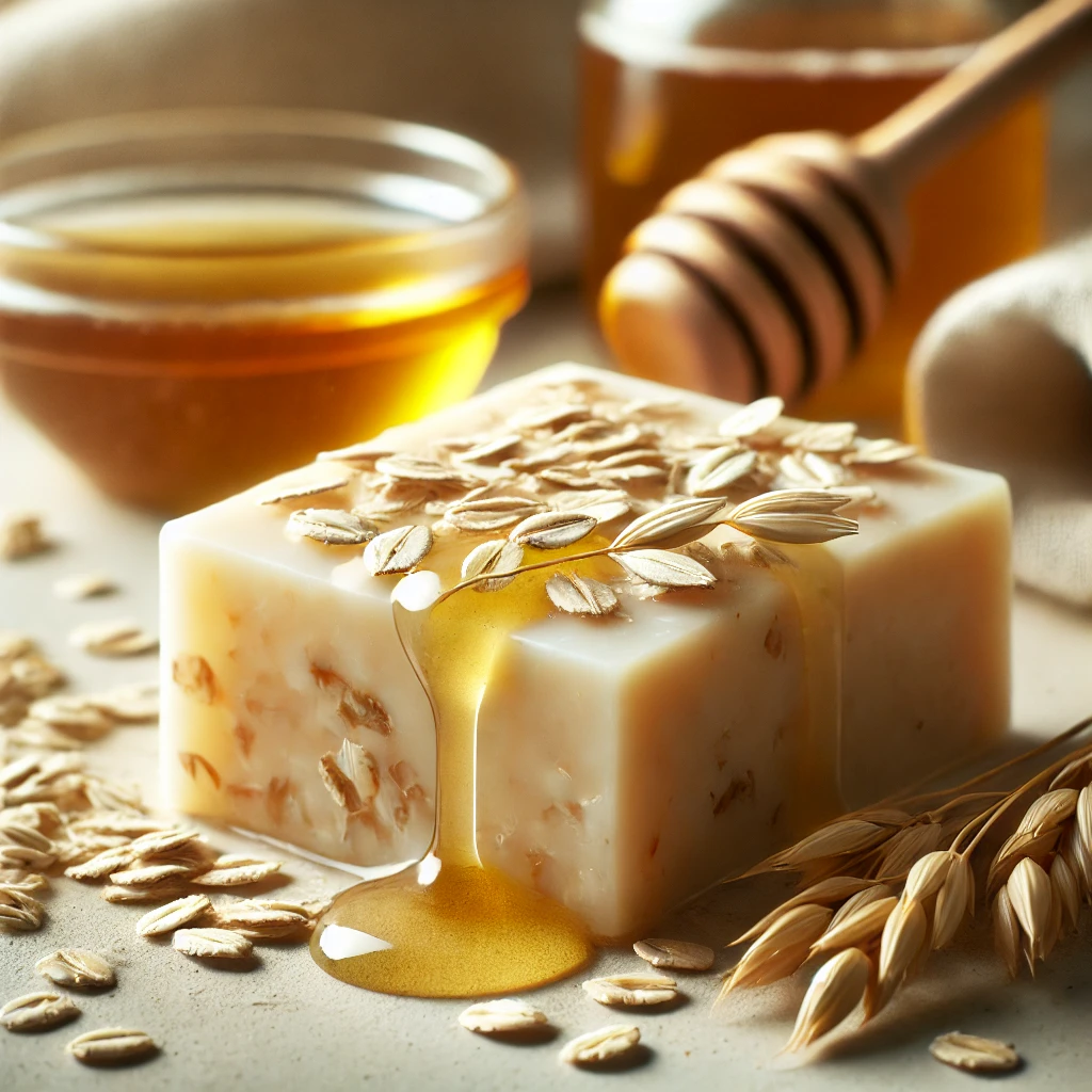 Oatmeal and honey soap